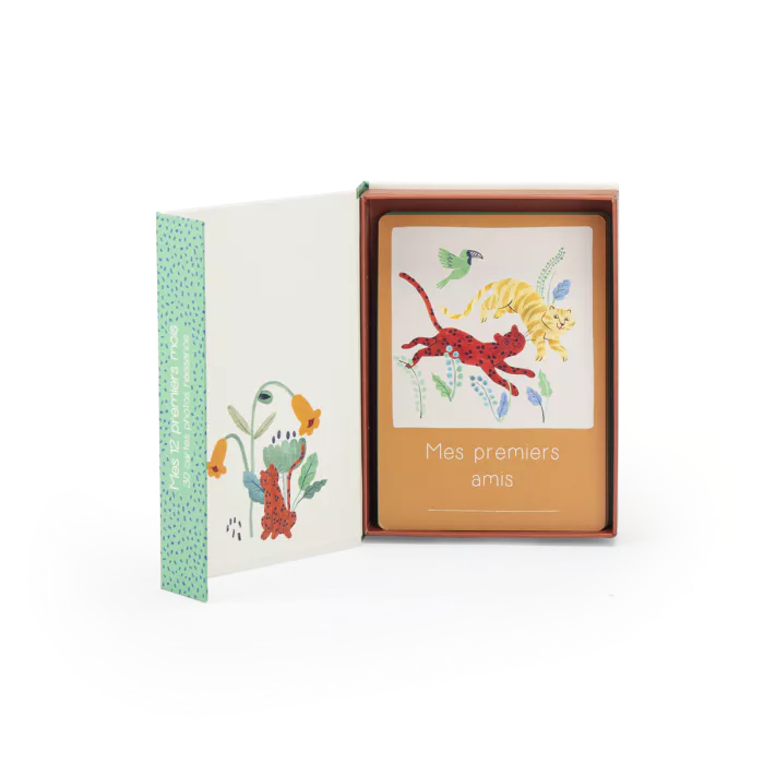 Cartes Mes 12 premiers mois - La forêt Mawa