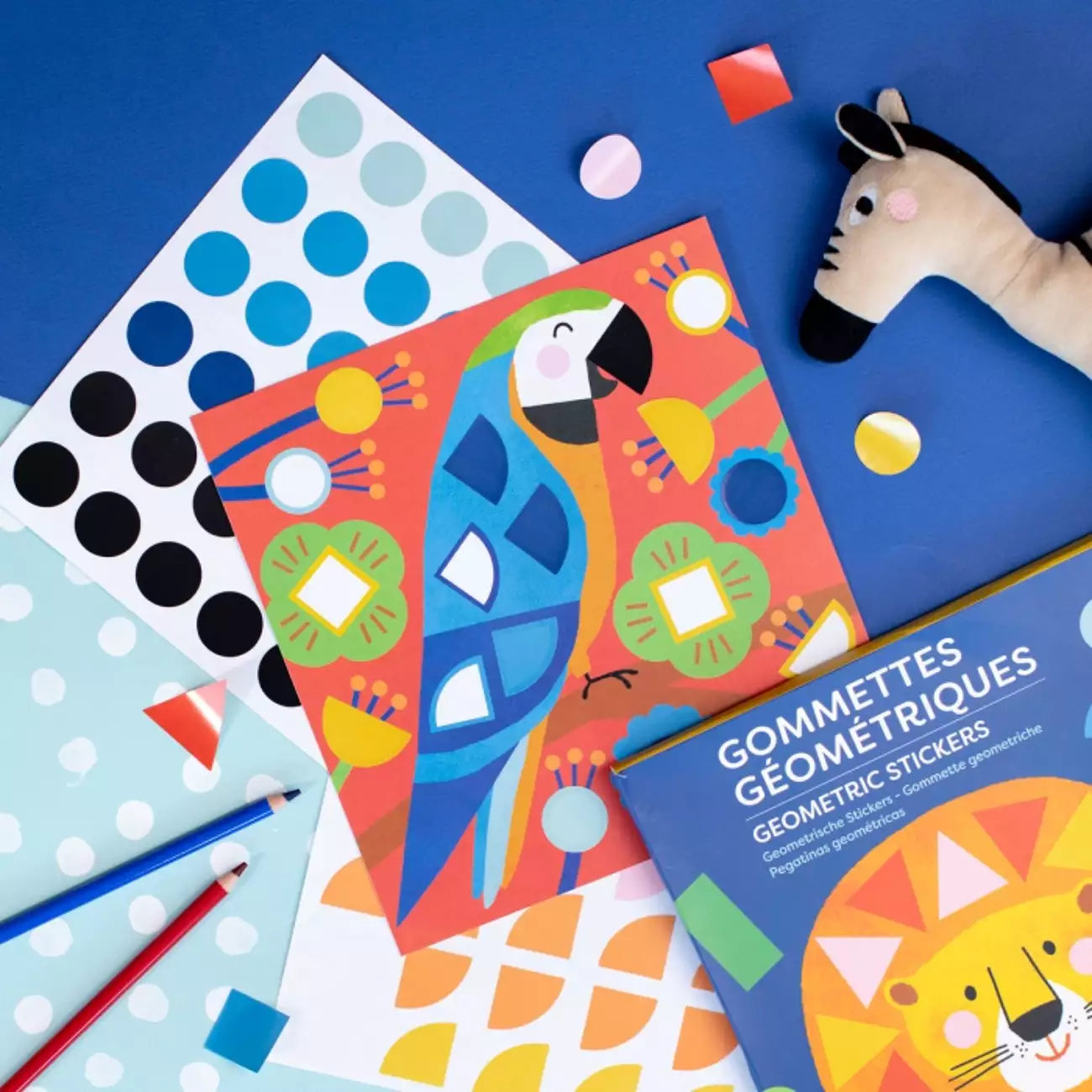 Gommettes géométriques - Les Toupitis