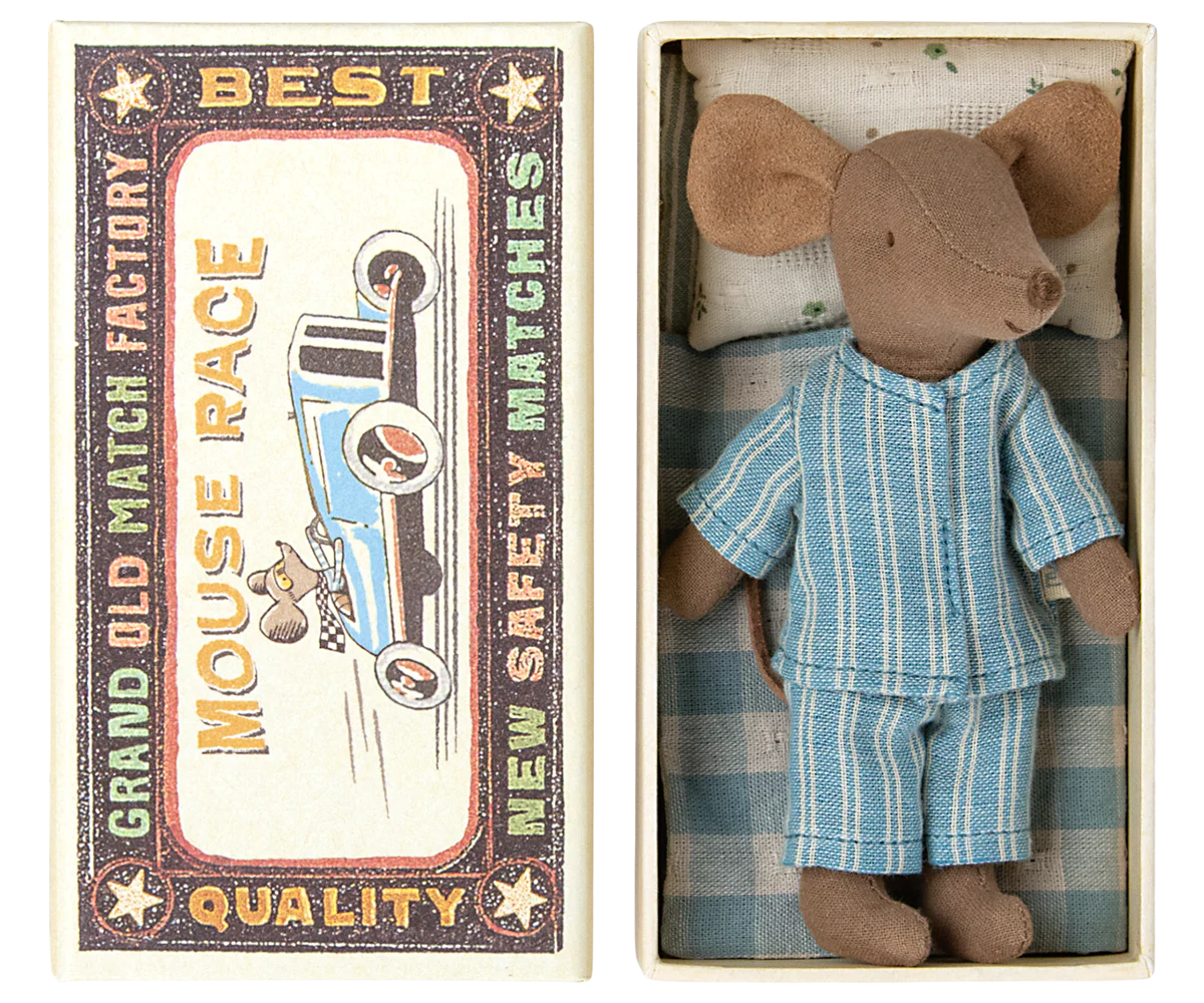Grand frère souris in boîte d’allumettes