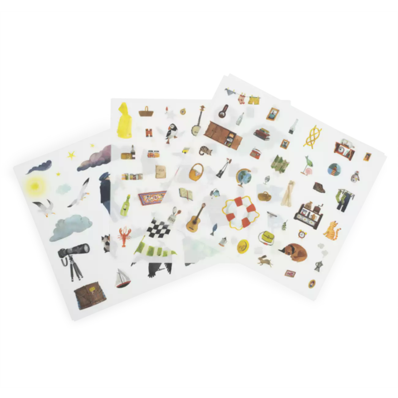 Grand phare avec décalcomanie L'explorateur - Le jardin du moulin