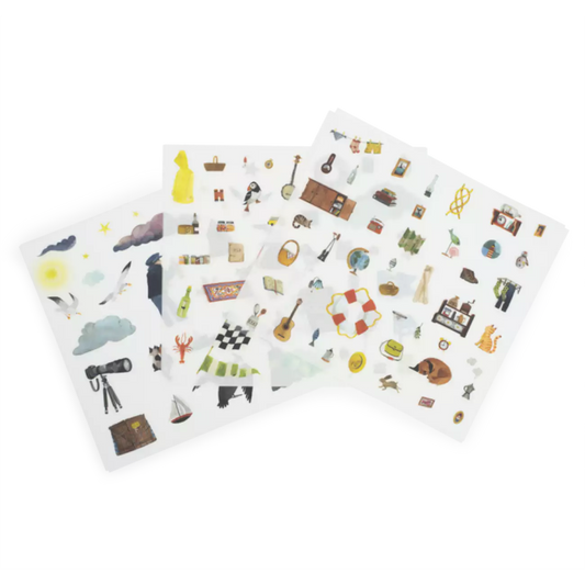 Grand phare avec décalcomanie L'explorateur - Le jardin du moulin