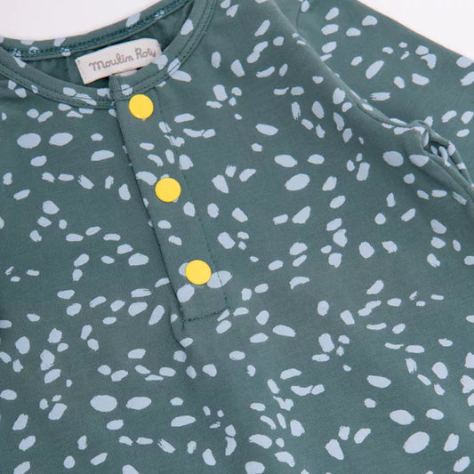 LEON Combinaison 12m jersey artichaut imprimé Wouf Wouf