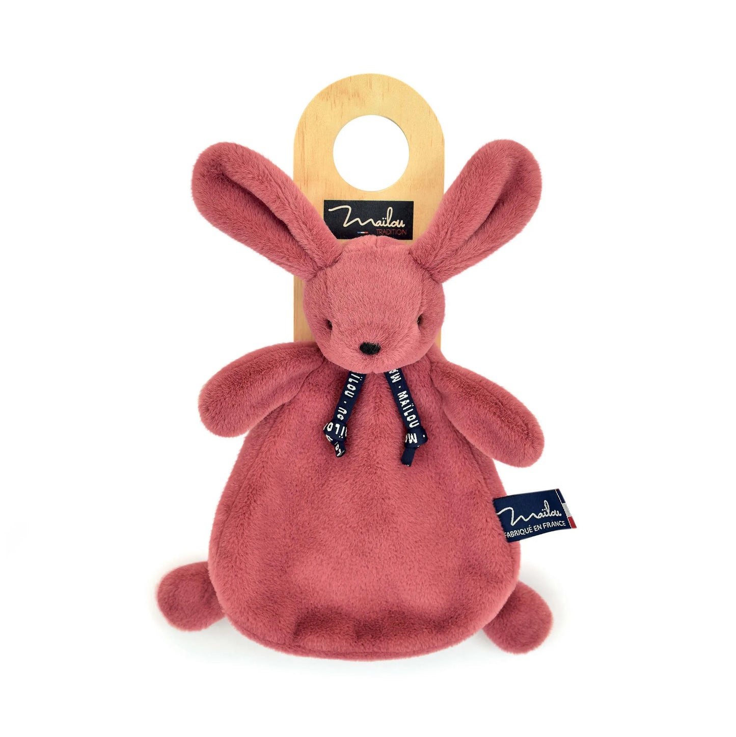 Lapin Dorlotin - Doudou - Bois de rose