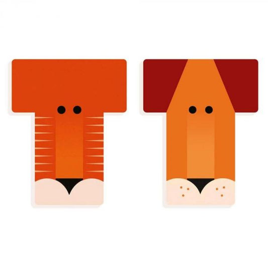 Lettre Animaux graphiques - T