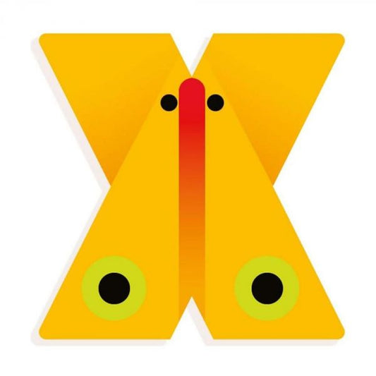 Lettre Animaux graphiques - X