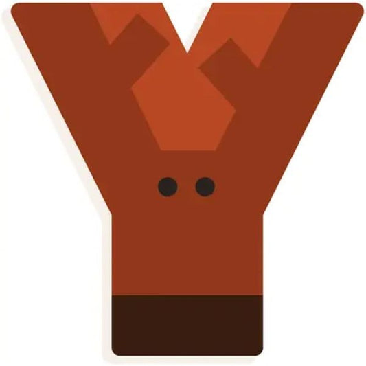 Lettre Animaux graphiques - Y