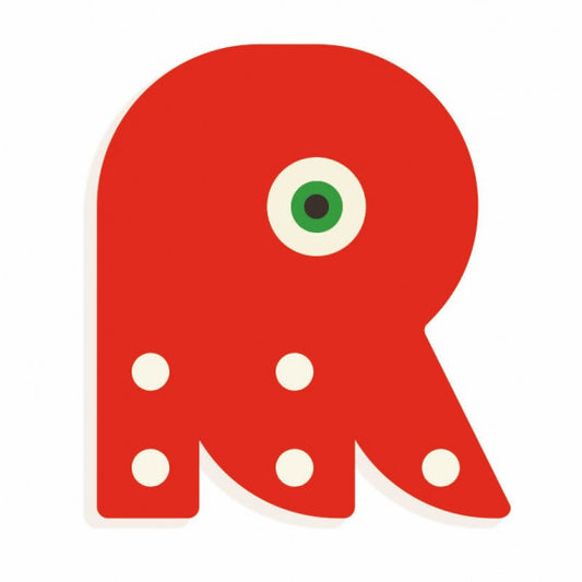 Lettre Animaux graphiques - R