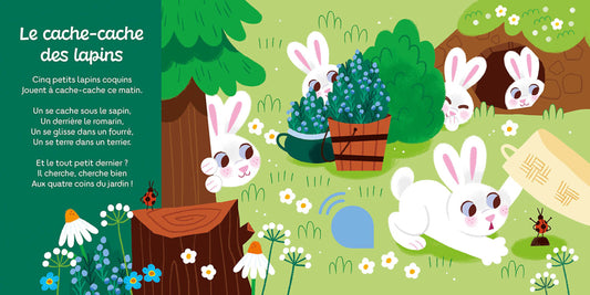 6 puces sonores - Mes comptines de Pâques