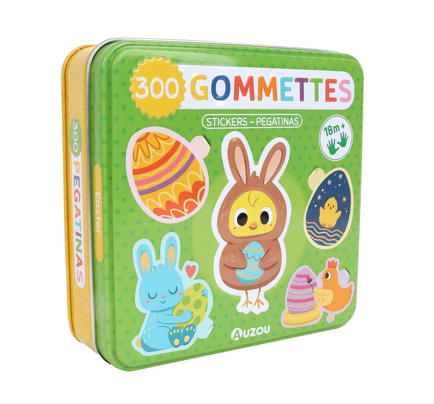 Ma boite metal de gommettes - Pâques