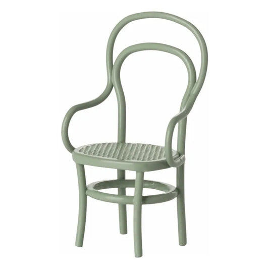 Chaise en métal - verte