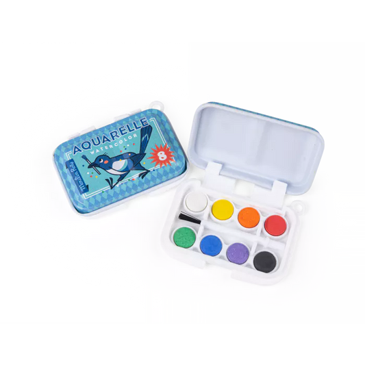 Mini palette aquarelle bleu - Les petites merveilles