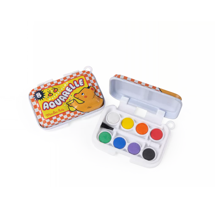 Mini palette aquarelle jaune - Les petites merveilles