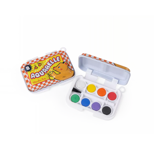 Mini palette aquarelle jaune - Les petites merveilles