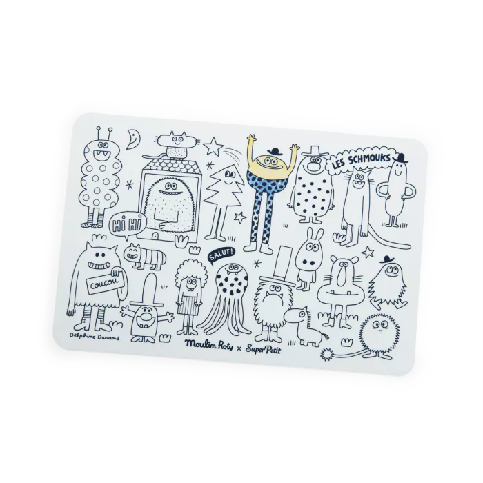Mini set en silicone à colorier - Les Schmouks
