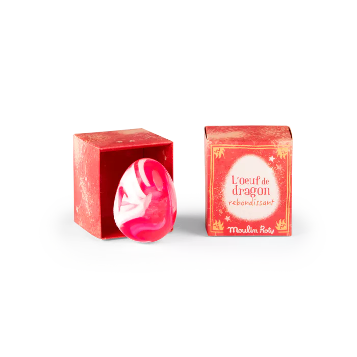 Oeuf de dragon rebondissant Rose - Les petites merveilles