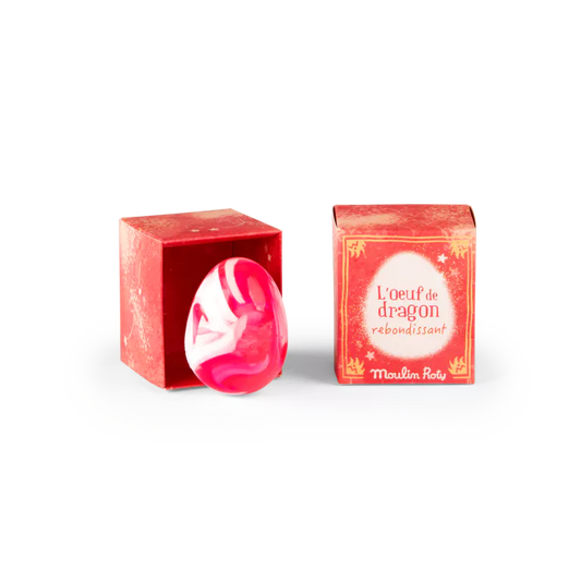 Oeuf de dragon rebondissant Rose - Les petites merveilles