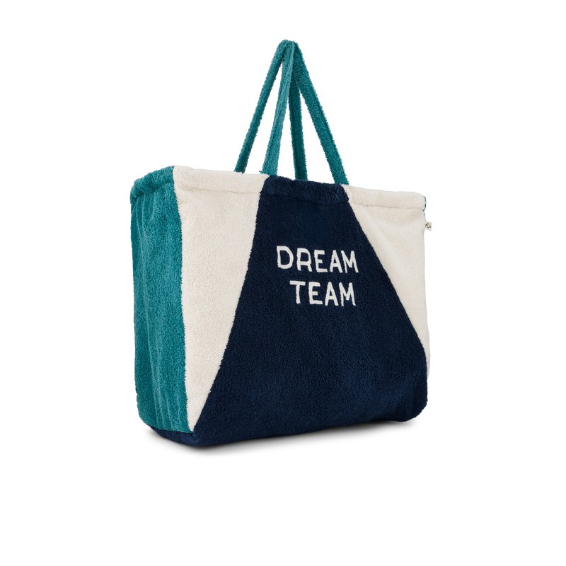 PE Cabas eponge Dream team Bleu/blanc