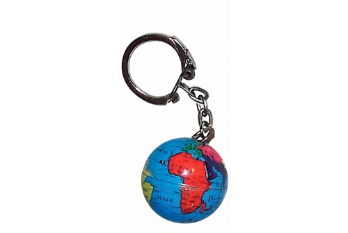 Porte-clés globe terrestre