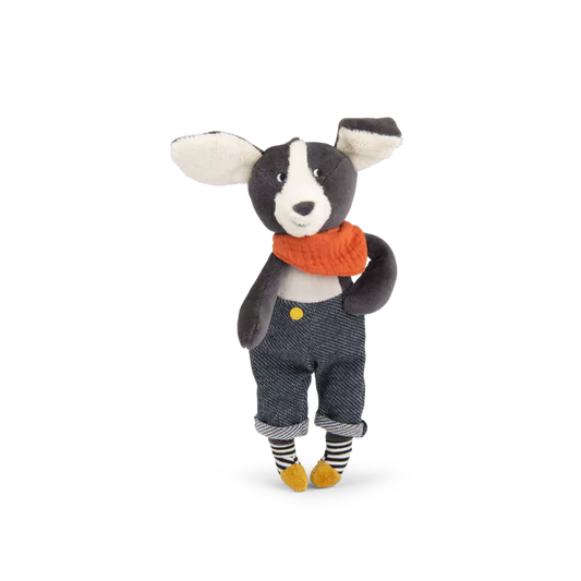 Poupée chien Puce bleu - Puce et Pilou