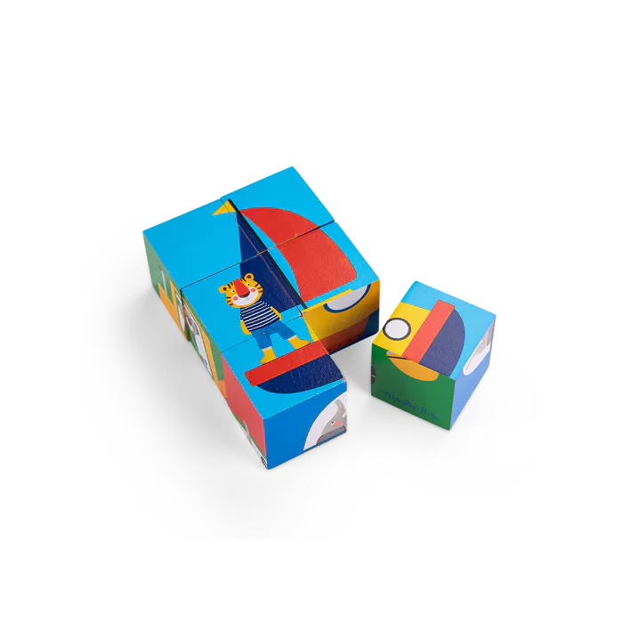Puzzle 6 cubes - Les Popipop