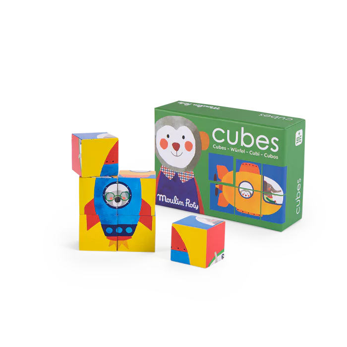 Puzzle 6 cubes - Les Popipop