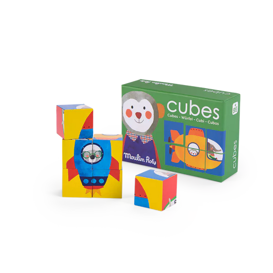Puzzle 6 cubes - Les Popipop