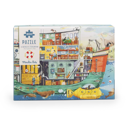 Puzzle Le bâteau (200 pièces) L'explorateur - Le Jardin du Moulin