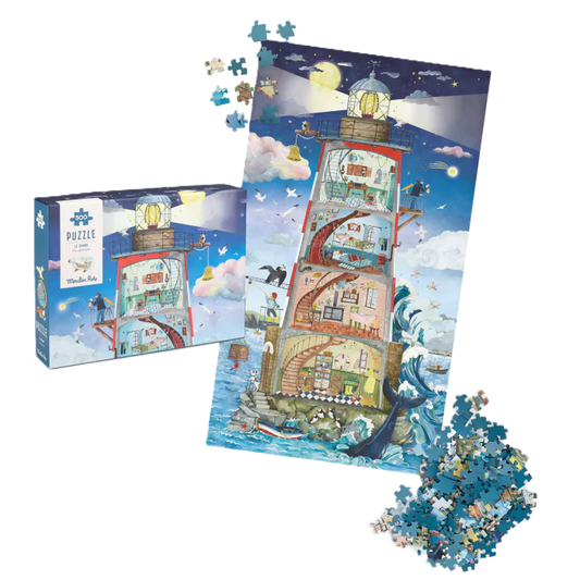 Puzzle Le phare 500 pcs - Le jardin du moulin