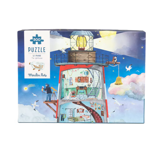 Puzzle Le phare 500 pcs - Le jardin du moulin