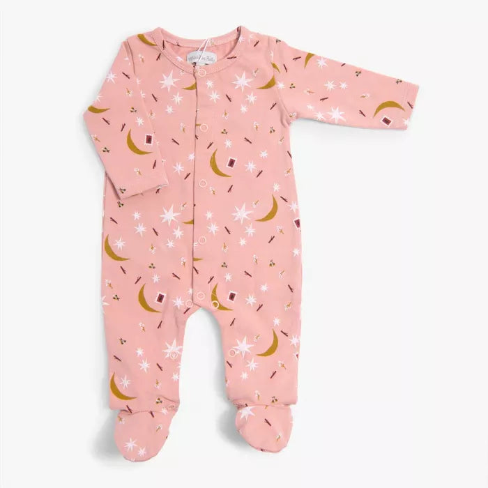 Pyjama rose jersey etoiles 01M - Apres la pluie