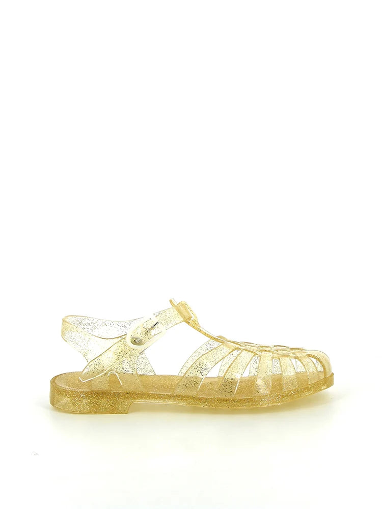 Sandales Doré pailleté