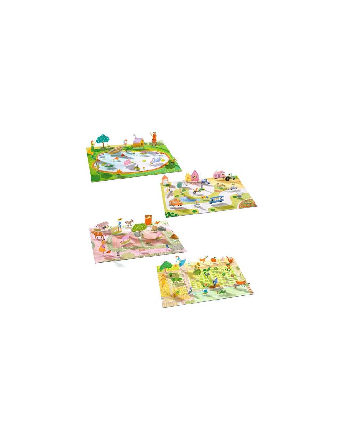 Stickers à relever - À la ferme