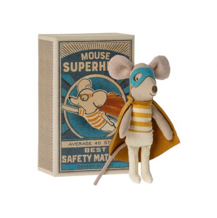 Super hero in matchbox