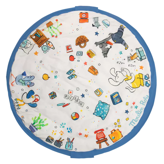 Tapis de jeu - sac de rangement - Puce et Pilou