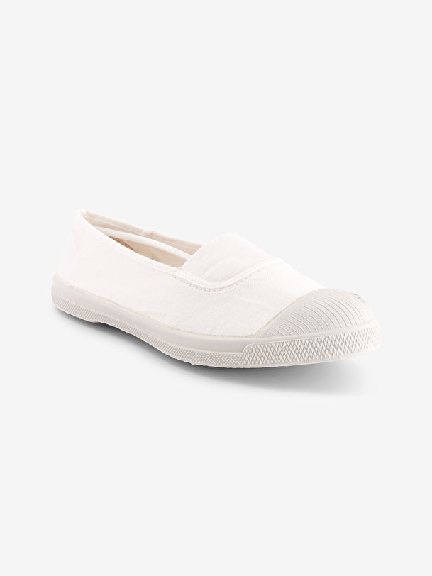 Tennis élastique Blanc