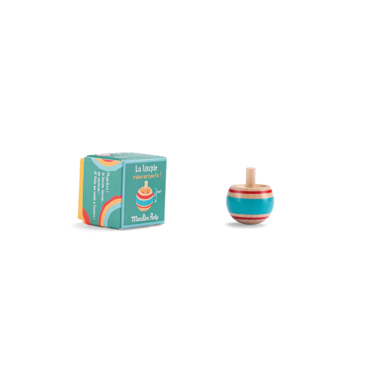 Toupie renversante bleue - Les petites merveilles