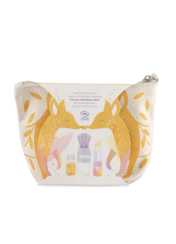 Trousse scintillante Renard dorée