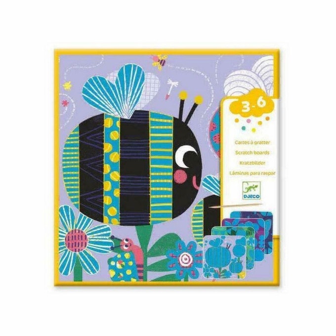 Cartes à gratter - Toutes petites bêtes