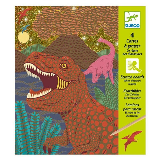 Cartes à gratter - Le règne des dinosaures