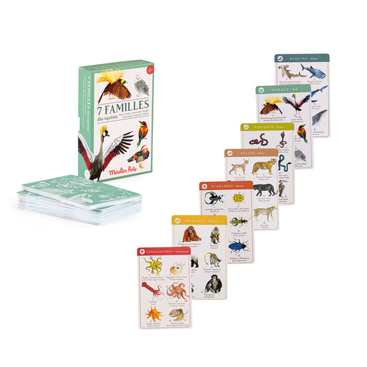 Jeu des 7 familles des espèces - Tout autour du monde