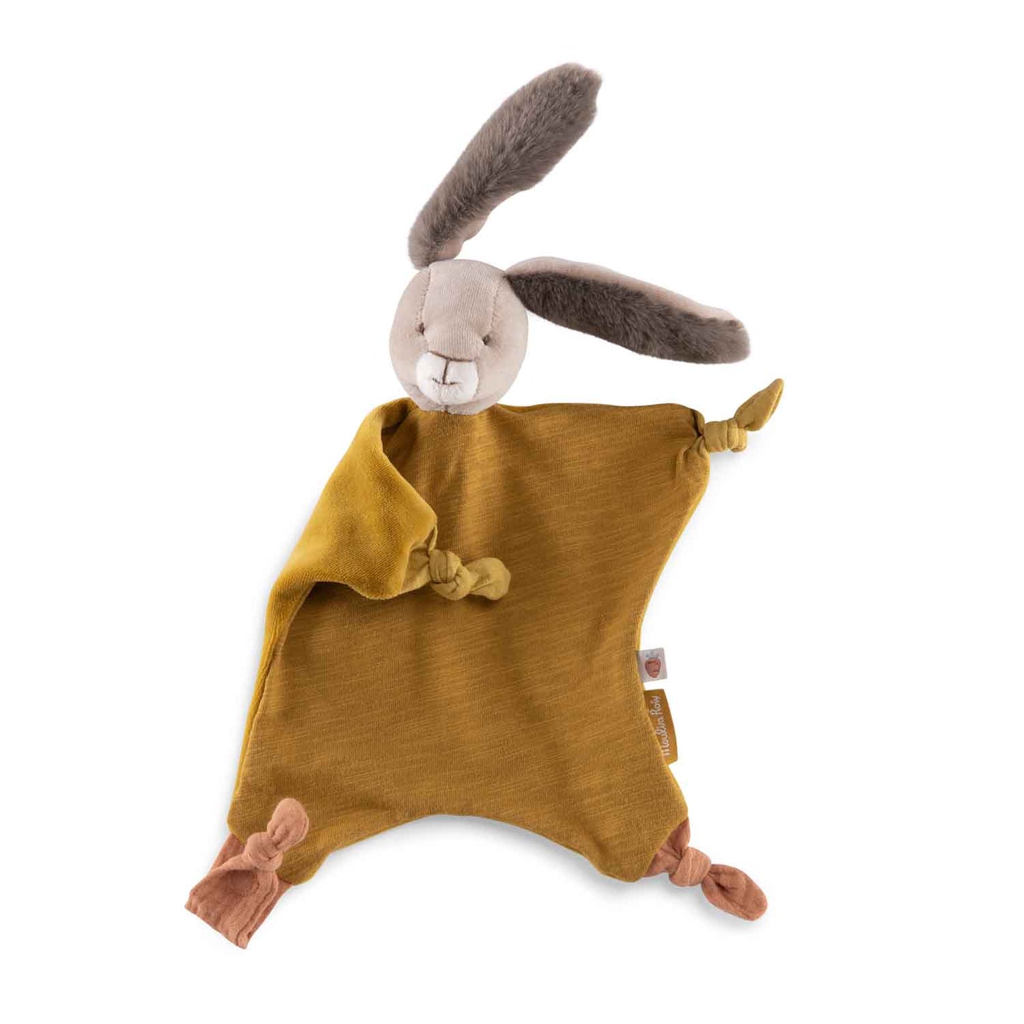 Doudou lange lapin ocre - Trois petits lapins