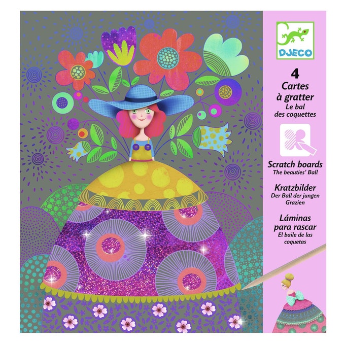 Cartes à gratter - Le bal des coquettes