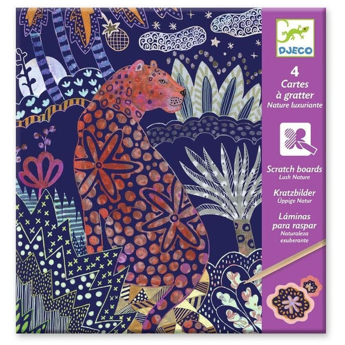 Cartes à gratter - Nature luxuriante