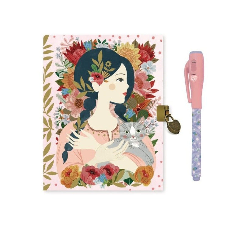 Lovely paper - Carnet secret Oana + stylo